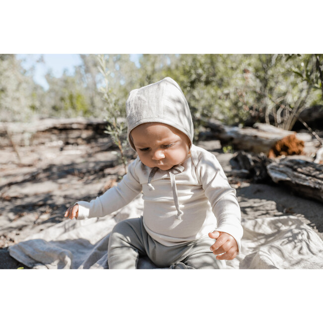 Sand Linen Bonnet - Hats - 3