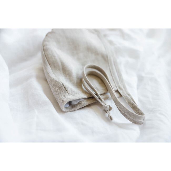 Sand Linen Bonnet - Hats - 6