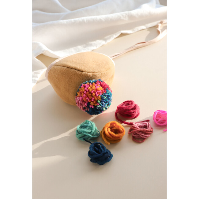 *Exclusive* Holiday Party Pom Bonnet