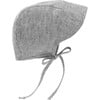 Brimmed Natural Stripe Bonnet - Hats - 1 - thumbnail