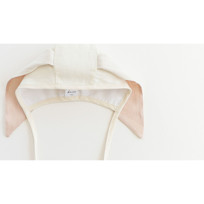 Ivory Bunny Bonnet - Hats - 6