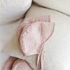 Brimmed Blush Linen Bonnet - Hats - 3