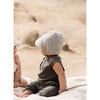 Brimmed Natural Stripe Bonnet - Hats - 5