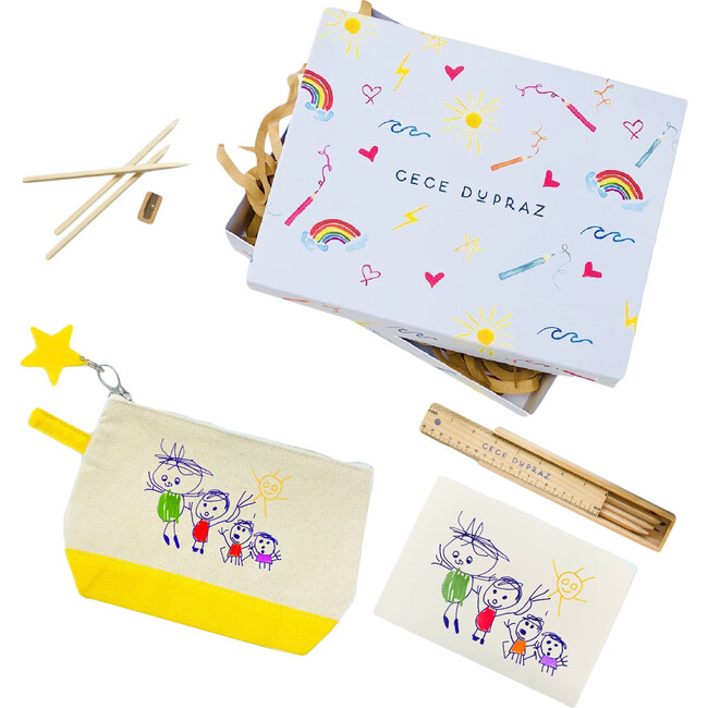 Draw Your Own Zipper Pouch Gift Set