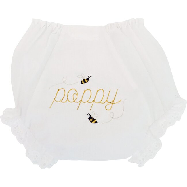 Monogrammable Diaper Cover, Bee Print