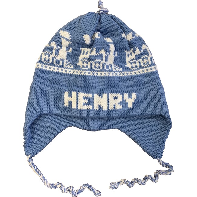 Monogramable Train Hat, Blue - Hats - 1