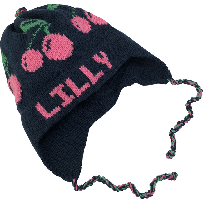 Monogramable Cherry Hat, Pink - Hats - 2
