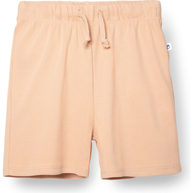Ribbed Shorts, Blush Pink - Shorts - 1