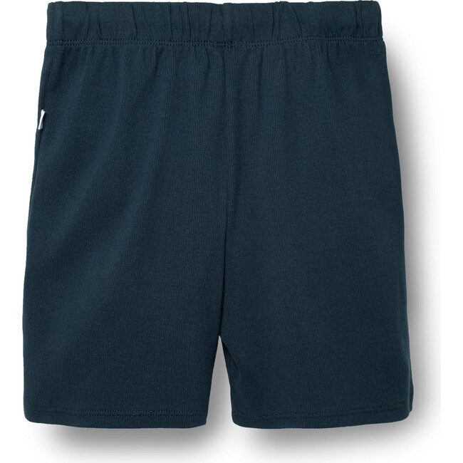 Ribbed Shorts, Navy - Shorts - 4