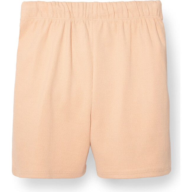 Ribbed Shorts, Blush Pink - Shorts - 4
