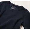 Ribbed Tee, Navy - Tees - 4