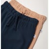 Ribbed Lounge Pants, Navy - Pants - 6