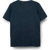 Ribbed Tee, Navy - Tees - 5