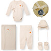 Essential Newborn Basket Kit, Sand - Mixed Apparel Set - 1 - thumbnail