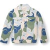 Printed Jersey Jacket, Wave - Jackets - 1 - thumbnail