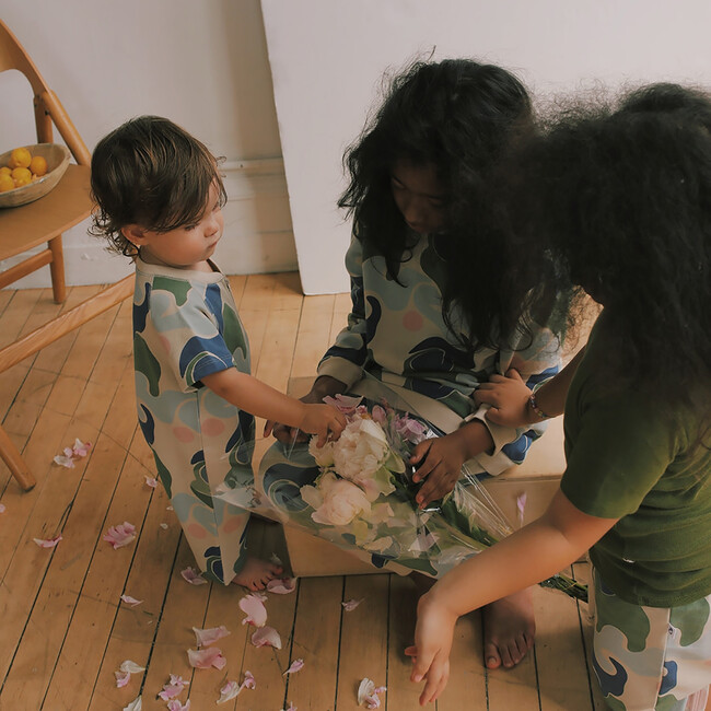Printed Playsuit, Wave - Onesies - 4