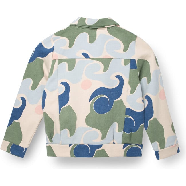 Printed Jersey Jacket, Wave - Jackets - 6