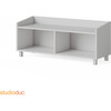 Indi Bench, Gray - Kids Seating - 2
