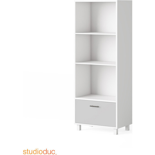Indi Tall Bookcase, Gray