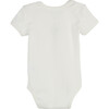 Animal 5 Piece Bodysuit Set, White - Onesies - 7