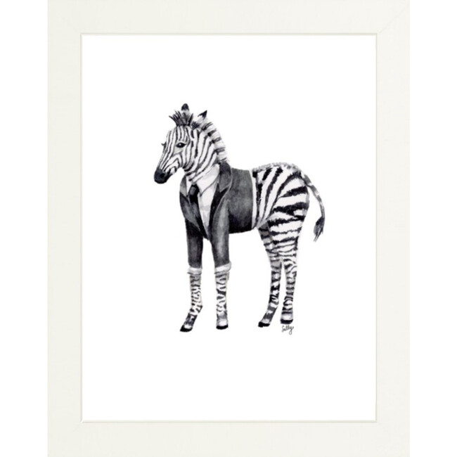 Fancy Animals Print, Zebra