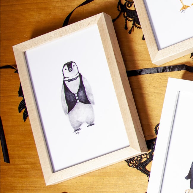 Fancy Animals Print, Penguin - Art - 3