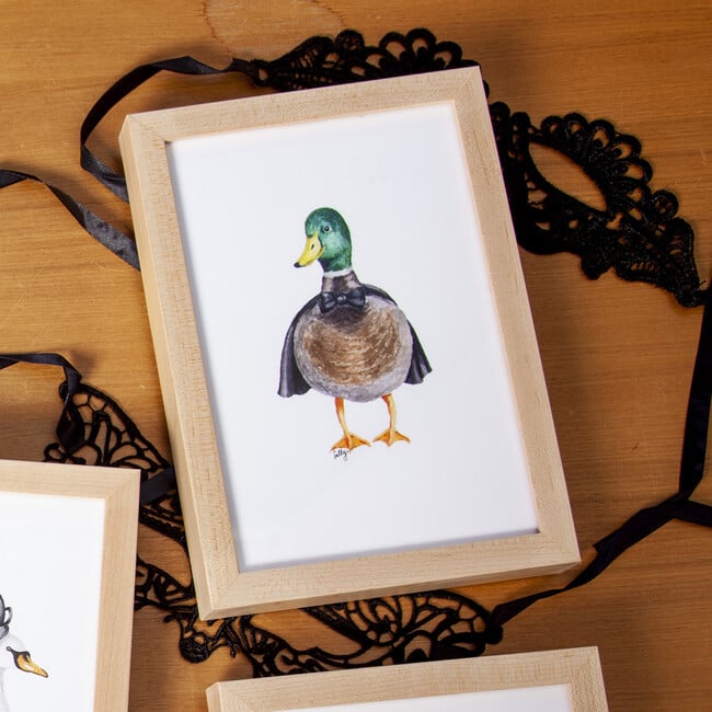 Fancy Animals Print, Mallard Duck - Art - 2