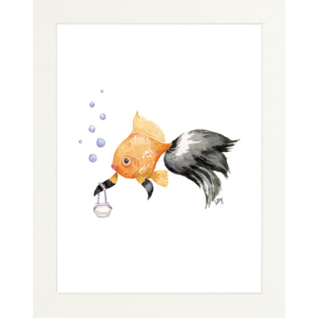 Fancy Animals Print, Goldfish - Art - 1