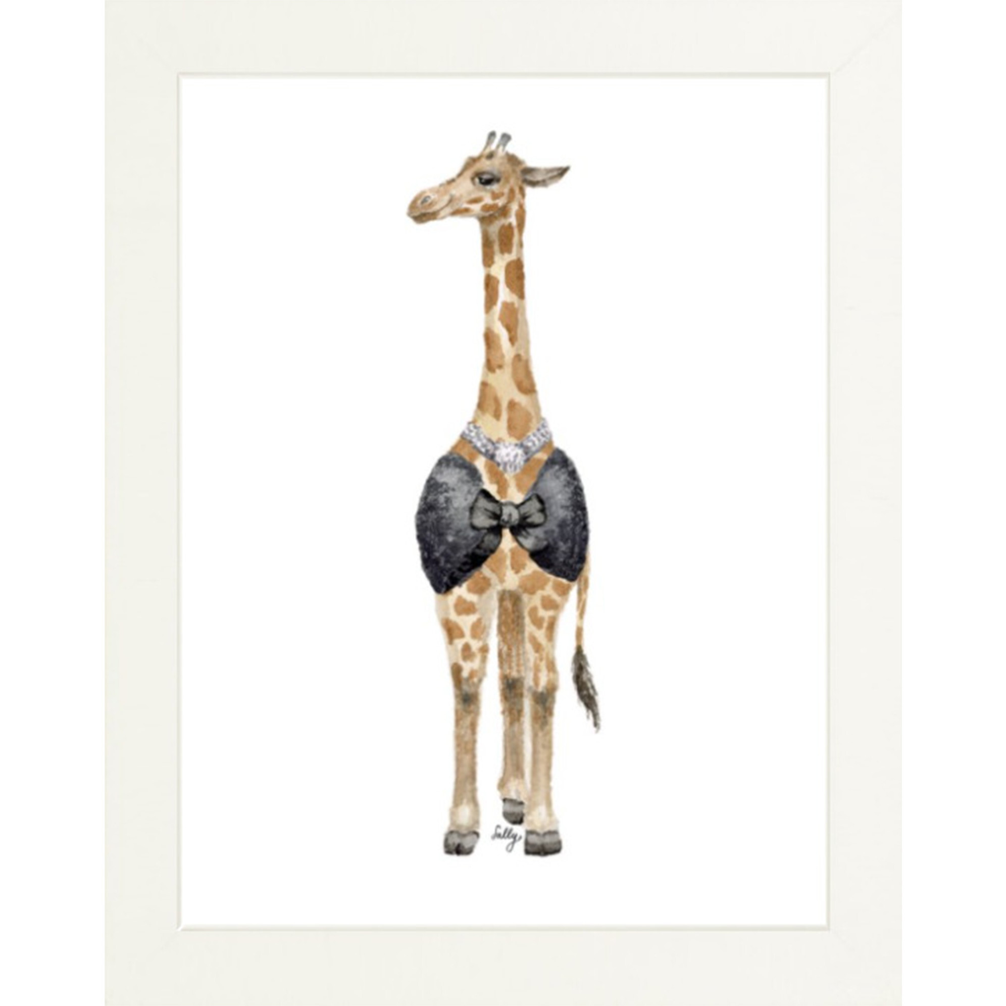 Fancy Animals Print, Giraffe - Art - 1