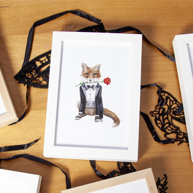 Fancy Animals Print, Fox