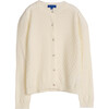 Karolina Knit Cardigan, Cream - Cardigans - 1 - thumbnail