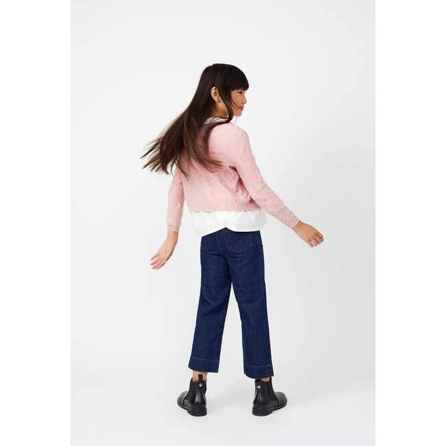 Karolina Knit Cardigan, Dusty Rose - Cardigans - 4