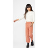 Quinn Lacey Collared Sweater, Cream - Sweaters - 3