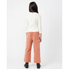Quinn Lacey Collared Sweater, Cream - Sweaters - 5
