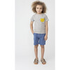 Avery Contrast Pocket Tee, Slate Grey - Shirts - 5