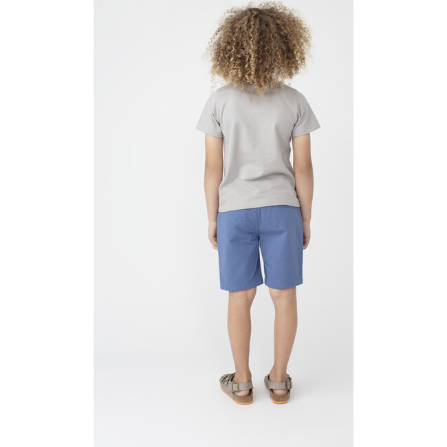 Avery Contrast Pocket Tee, Slate Grey - Shirts - 6