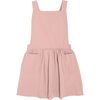 Millie Overall Dress, Blush Pink Twill - Play Dresses - 1 - thumbnail