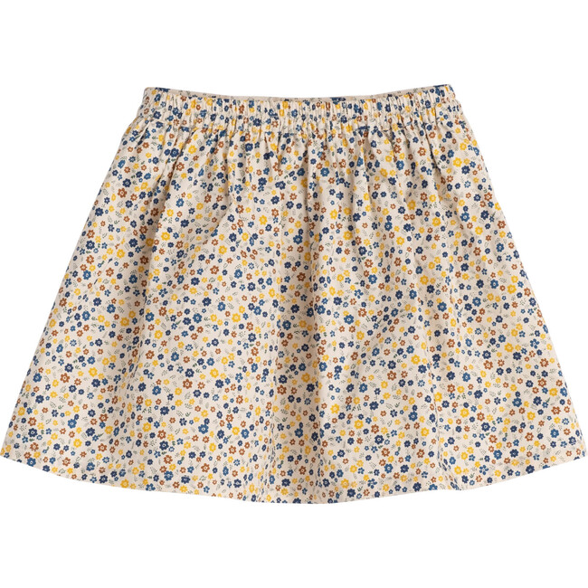 Cassie Skirt, White Ditsy Flower - Skirts - 3