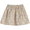 Cassie Skirt, White Ditsy Flower - Skirts - 3