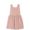Millie Overall Dress, Blush Pink Twill - Play Dresses - 2