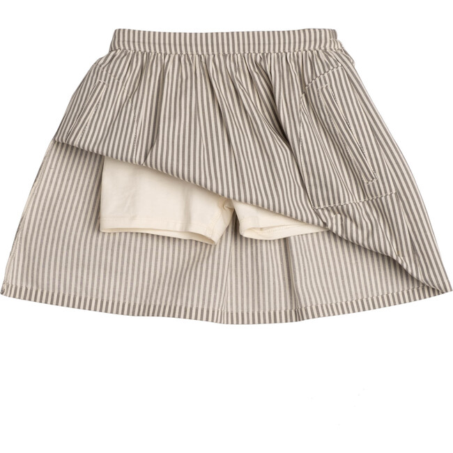 Chloe Skort, Grey Stripe - Skirts - 4