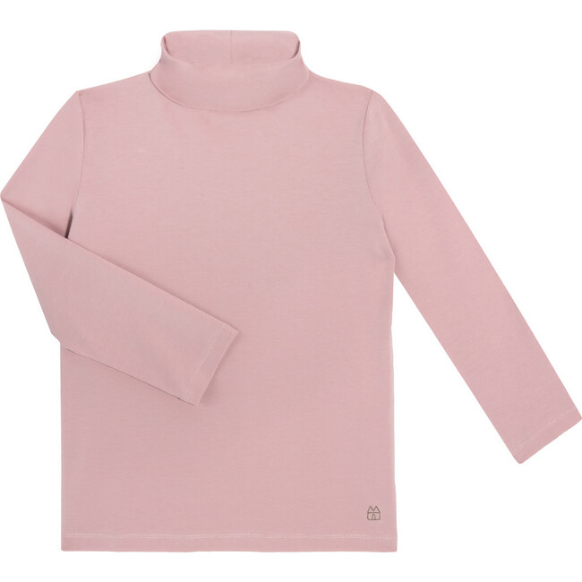 Livia Turtleneck, Blush - Shirts - 1