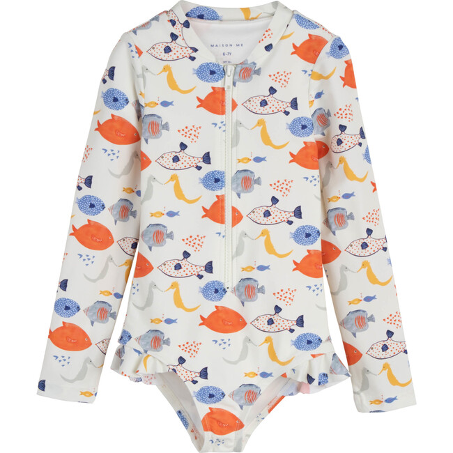 Sadie Rashguard One Piece, Kissing Fish