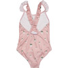 Sydney One Piece Swimsuit, Pink Strawberries - One Pieces - 2
