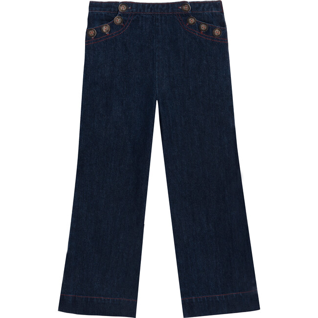 Tess Sailor Pant, Denim - Pants - 1