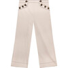 Tess Sailor Pant, Ivory Twill - Pants - 1 - thumbnail