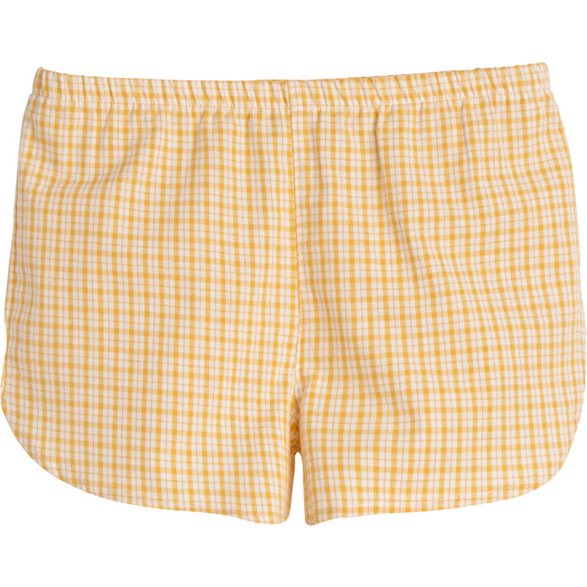 Catherine Short, Yellow Check - Shorts - 1