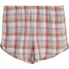Catherine Short, Dusty Rose Multi Check - Shorts - 1 - thumbnail