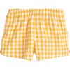 Catherine Gingham Short, Marigold - Shorts - 1 - thumbnail