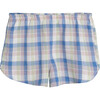 Catherine Short, Blue Multi Check - Shorts - 1 - thumbnail